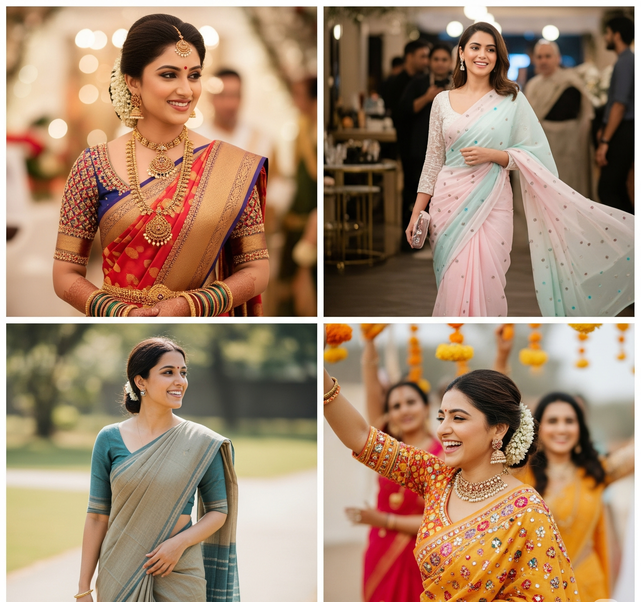 Perfect saree for every occasion – silk wedding saree with zari work